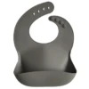 Mushie SILICONE BABY BIB-DOVE GRAY