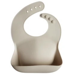 Mushie SILICONE BABY BIB-SHIFTING SAND