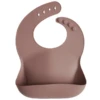 Mushie SILICONE BABY BIB-WOODCHUCK -Baby Haven Shop mushie silicone baby bib woodchuck