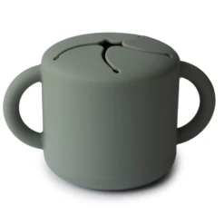 Mushie SILICONE SNACK CUP-DRIED THYME