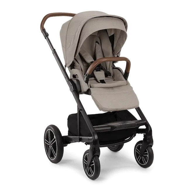 NUNA MIXX NEXT STROLLER IN HAZELWOOD WITH RING ADAPTERS AND MAGNETIC BUCKLE 4 NUNA MIXX NEXT STROLLER IN HAZELWOOD WITH RING ADAPTERS AND MAGNETIC BUCKLE - Image 2