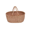 RATTAN BASQUE BASKET -Baby Haven Shop olli ella rattan basque basket