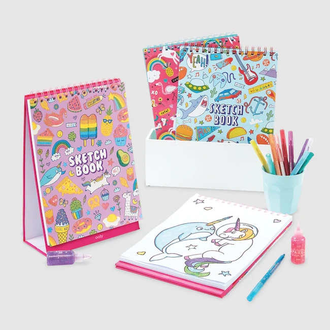 Ooly SKETCH AND SHOW STANDING SKETCHBOOK: AWESOME DOODLES 4 Ooly SKETCH AND SHOW STANDING SKETCHBOOK: AWESOME DOODLES - Image 2