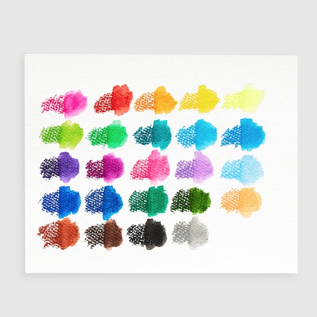Ooly SMOOTH STIX WATERCOLOR GEL CRAYONS - SET OF 24 4 Ooly SMOOTH STIX WATERCOLOR GEL CRAYONS - SET OF 24 - Image 2
