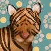 AARON THE TIGER 10X10 -Baby Haven Shop oopsy daisy aaron the tiger 10x10 1