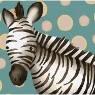 TIMMY THE ZEBRA 10X10