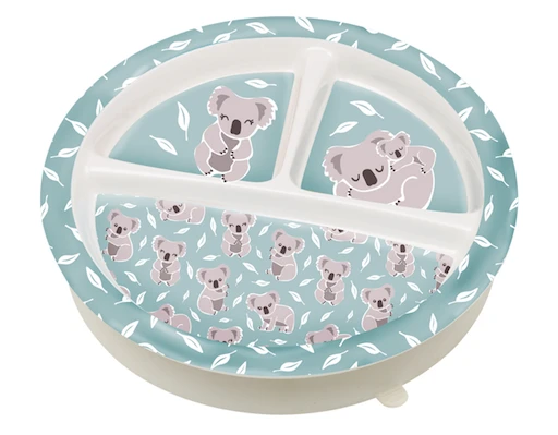 DIVIDED SUCTION PLATE KUDDLY KOALA 3 DIVIDED SUCTION PLATE KUDDLY KOALA