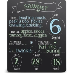 Pearhead ALL ABOUT BABY CHALKBOARD