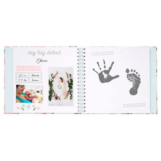 Pearhead BABY’S FLORAL MEMORY BOOK & STICKER SET 4 Pearhead BABY’S FLORAL MEMORY BOOK & STICKER SET - Image 2