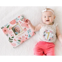 Pearhead BABY’S FLORAL MEMORY BOOK & STICKER SET 7 Pearhead BABY’S FLORAL MEMORY BOOK & STICKER SET -Baby Haven Shop pearhead babys floral memory book sticker set 2