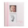 Pearhead GINGHAM BABY MEMORY BOOK AND CLEAN-TOUCH INK PAD IN PINK 2 Pearhead GINGHAM BABY MEMORY BOOK AND CLEAN-TOUCH INK PAD IN PINK -Baby Haven Shop pearhead gingham baby memory book and clean touch 2