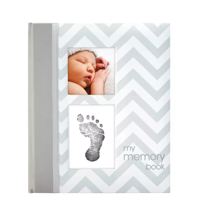 PEARHEAD GREY CHEVRON BABY BOOK 3 PEARHEAD GREY CHEVRON BABY BOOK