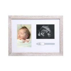Pearhead RUSTIC HOSPITAL BRACELET AND SONOGRAM PHOTO FRAME