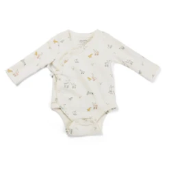 FRONT TIE KIMONO ONE-PIECE IN JUST HATCHED