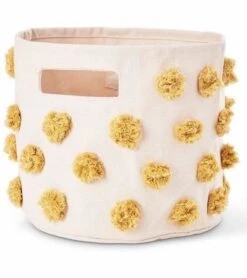 POM POM BASKET-PINT -Baby Haven Shop pehr pom pom basket pint 3