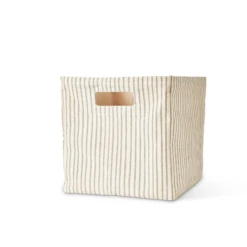 PRINTED CUBE - STRIPES AWAY PEBBLE GREY