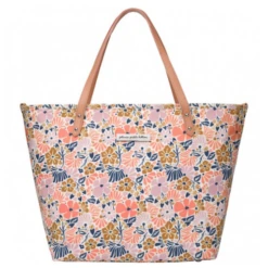 PETUNIA PICKLE BOTTOM DOWNTOWN TOTE IN WILDFLOWERS OF WESTBURY