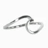 WAVE RING-SILVER - BB1112227 2 WAVE RING-SILVER - BB1112227 -Baby Haven Shop pura vida bracelets wave ring silver bb1112227