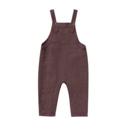BABY OVERALLS IN PLUM