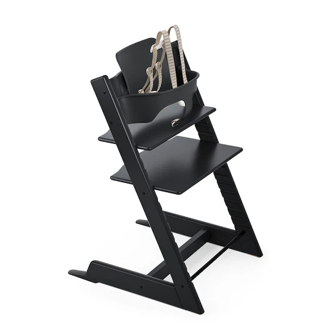 Stokke TRIPP TRAPP BUNDLE HIGH CHAIR IN BLACK 3 Stokke TRIPP TRAPP BUNDLE HIGH CHAIR IN BLACK