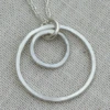 GENERATIONS 2 RING NECKLACE 17”