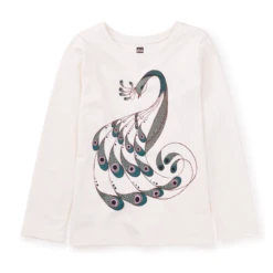 PROUD PEACOCK GRAPHIC TEE