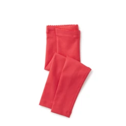 SOLID BABY LEGGINGS IN SCARLET