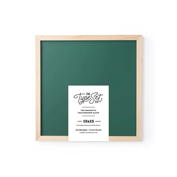 15X15 MAGNETIC, WRITE-ON LETTER BOARD SLATE -GREEN CHALKBOARD 3 15X15 MAGNETIC, WRITE-ON LETTER BOARD SLATE -GREEN CHALKBOARD