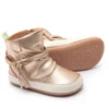 RIDGEY BOOTS IN METALIC SALMON/TAPIOCA -Baby Haven Shop tip toey joey ridgey boots in metalic salmon tapio