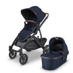 UPPABABY VISTA V2 STROLLER - NOA (NAVY/CARBON/SADDLE LEATHER)