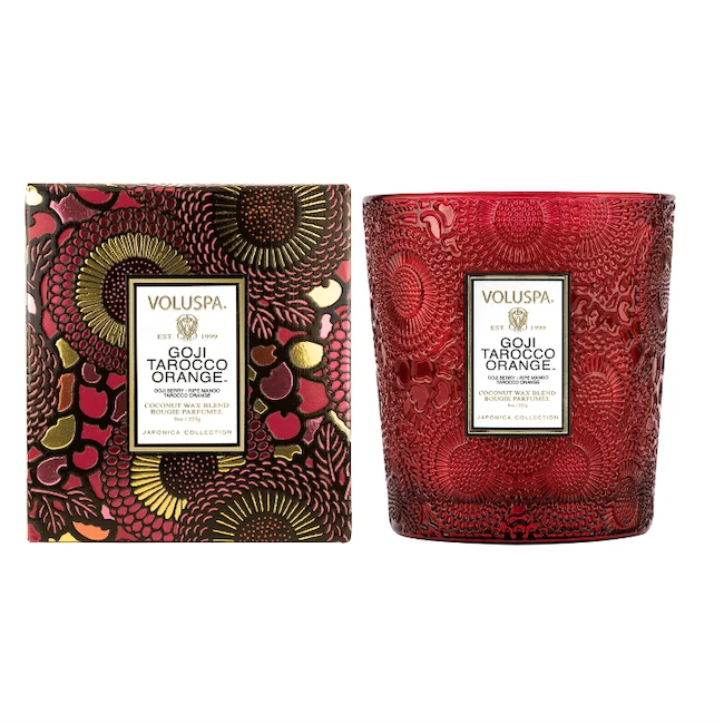 Voluspa GOJI TAROCCO ORANGE 9OZ CLASSIC CANDLE 3 Voluspa GOJI TAROCCO ORANGE 9OZ CLASSIC CANDLE