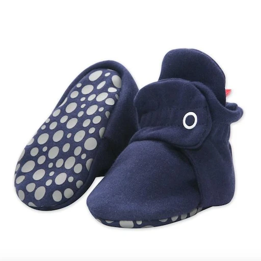 ZUTANO SOLID COTTON BOOTIES WITH GRIPPERS - BB1100049 4 ZUTANO SOLID COTTON BOOTIES WITH GRIPPERS - BB1100049 - Image 2